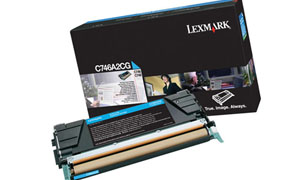 новый картридж Lexmark C746A2CG