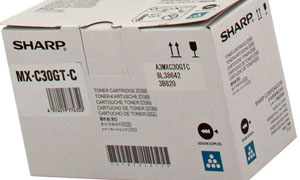 заправка картриджа Sharp MX-C30GTC (MX-C30NTC)