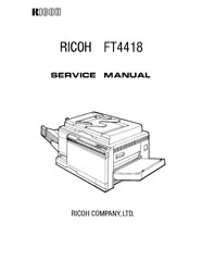 Ремонт копировального аппарата Ricoh FT 4418