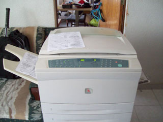 Ремонт копировального аппарата Xerox  5921