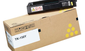 картридж Kyocera TK-150Y (1T05JKANL0) заправка картриджа Kyocera TK-150Y (1T05JKANL0)