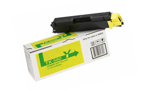 картридж Kyocera TK-580Y (1T02KTANL0) заправка картриджа Kyocera TK-580Y (1T02KTANL0)