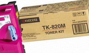 картридж Kyocera TK-820M (1T02HPBEU0) заправка картриджа Kyocera TK-820M (1T02HPBEU0)