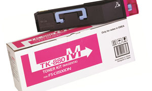 картридж Kyocera TK-880M (1T02KABNL0) заправка картриджа Kyocera TK-880M (1T02KABNL0)
