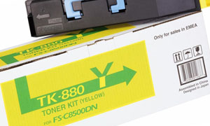 картридж Kyocera TK-880Y (1T02KAANL0) заправка картриджа Kyocera TK-880Y (1T02KAANL0)