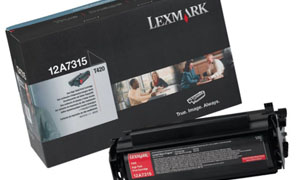 заправка картриджа Lexmark 12A7315