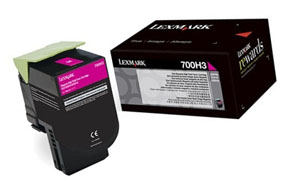 картридж Lexmark 700H3 (70C0H30) заправка картриджа Lexmark 700H3 (70C0H30)