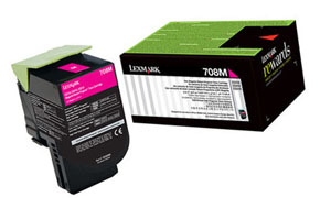 заправка картриджа Lexmark 708M (70C80M0)