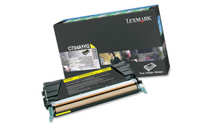 картридж Lexmark C734A1YG заправка картриджа Lexmark C734A1YG
