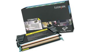 заправка картриджа Lexmark C736H1YG