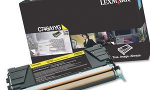картридж Lexmark C746A1YG заправка картриджа Lexmark C746A1YG