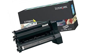 заправка картриджа Lexmark C7700YH