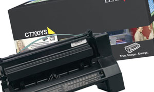 заправка картриджа Lexmark C7700YS