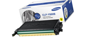 новый картридж Samsung CLP-Y660B