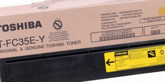 картридж Toshiba T-FC35E-Y (6AJ00000053) заправка картриджа Toshiba T-FC35E-Y (6AJ00000053)