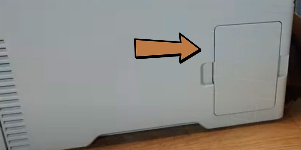 Расположение бункера отработанного тонера 008R13326 в Xerox c235 Изображение Расположение бункера отработанного тонера 008R13326 в Xerox c235